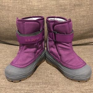 LL Bean toddler snow boots